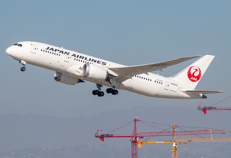 Photo of JA843J - Japan Airlines Boeing 787-8 at LAX on AeroXplorer Aviation Database