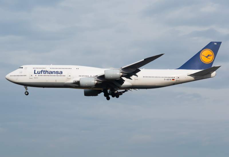 Photo of D-ABYN - Lufthansa Boeing 747-8i at FRA on AeroXplorer Aviation Database