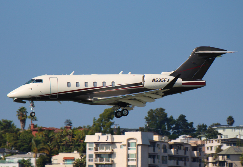 Photo of N595FX - PRIVATE Bombardier Challenger 350 at SAN on AeroXplorer Aviation Database