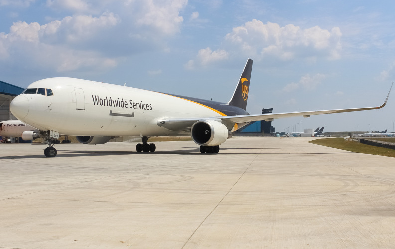 Photo of N303UP - United Parcel Service Boeing 767-300F at CVG on AeroXplorer Aviation Database