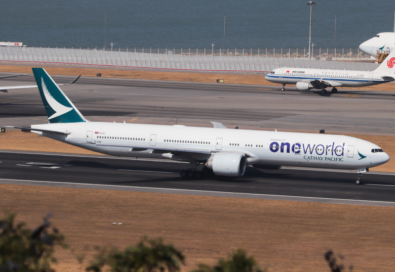 Photo of B-KQN - Cathay Pacific Boeing 777-300ER at HKG on AeroXplorer Aviation Database