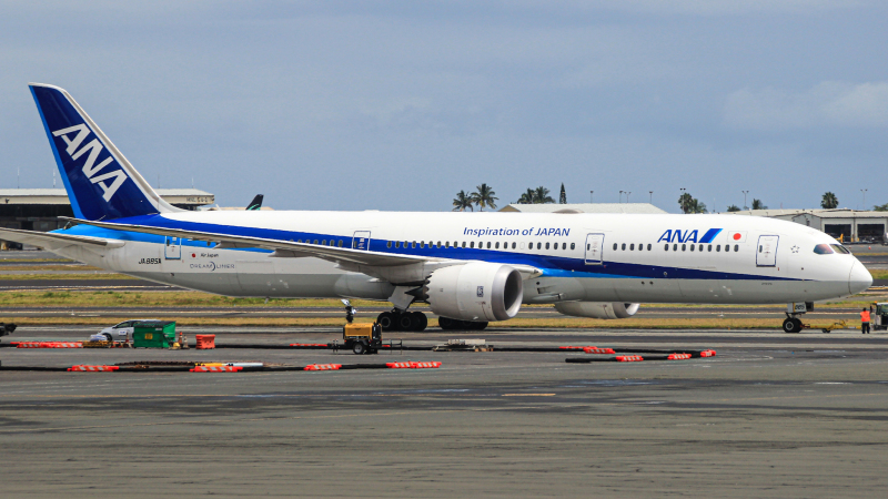 Photo of JA885A - All Nippon Airways Boeing 787-9 at HNL on AeroXplorer Aviation Database