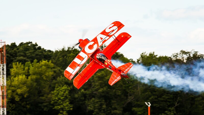 Photo of N5111B - Lucas Oil Pitts S-1-11B at SWF on AeroXplorer Aviation Database