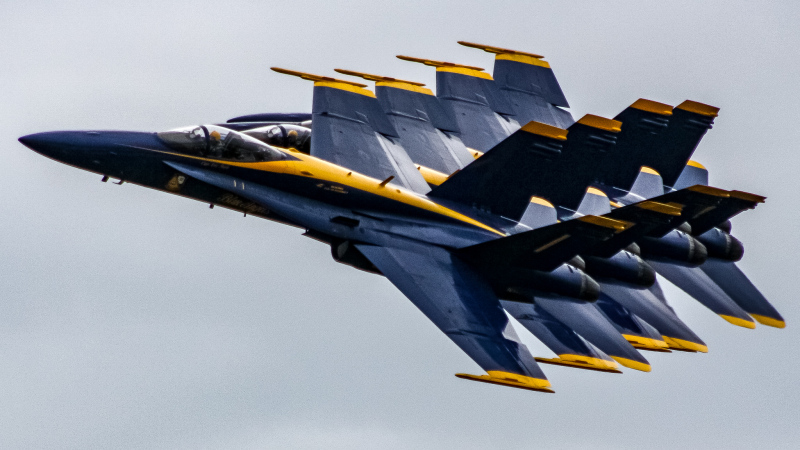 Photo of Flight Pattern - Blue Angels Jets at ADW on AeroXplorer Aviation Database