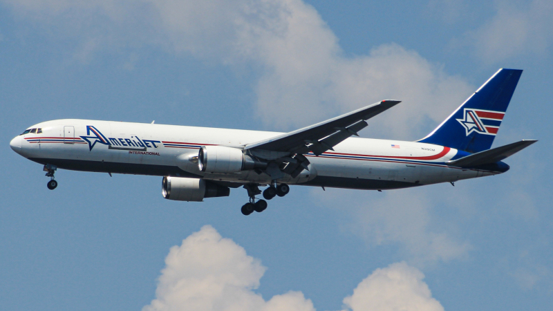 Photo of N319CM - Amerijet Boeing 767-300 at PHL on AeroXplorer Aviation Database