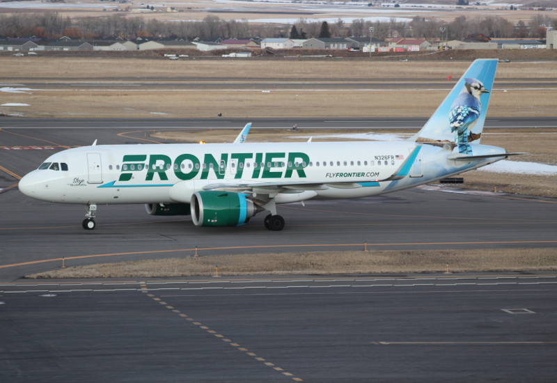 Photo of N326FR - Frontier Airlines Airbus A320neo at BZN on AeroXplorer Aviation Database