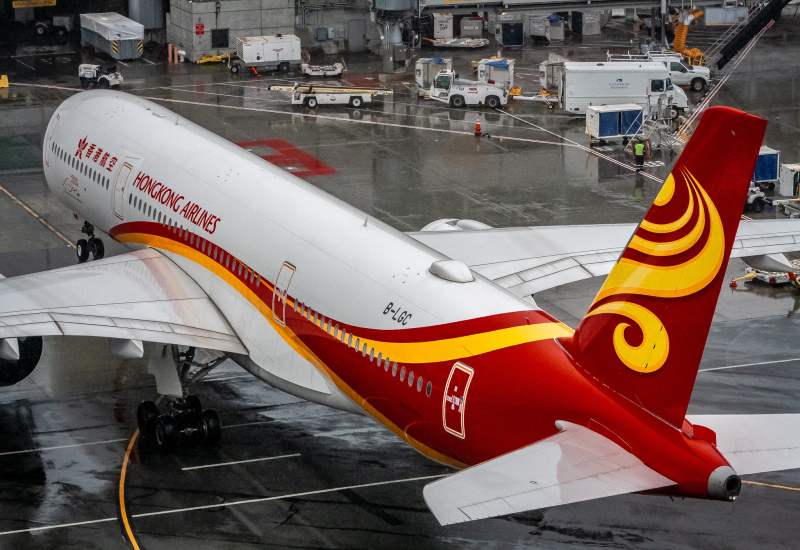 Photo of B-LGC - Hong Kong Airlines  Airbus A350-900 at SFO on AeroXplorer Aviation Database