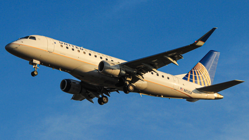 Photo of N85358 - United Express Embraer E175 at IAD on AeroXplorer Aviation Database