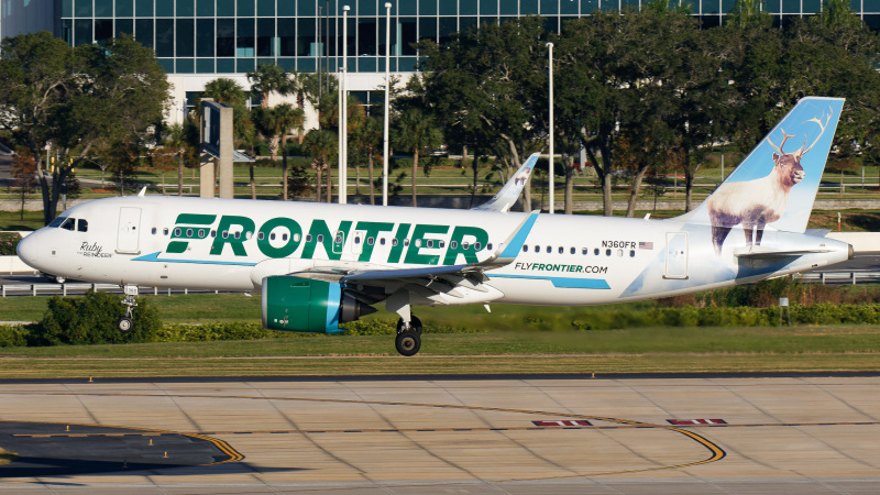 Photo of N360FR - Frontier Airlines Airbus A320NEO at TPA on AeroXplorer Aviation Database