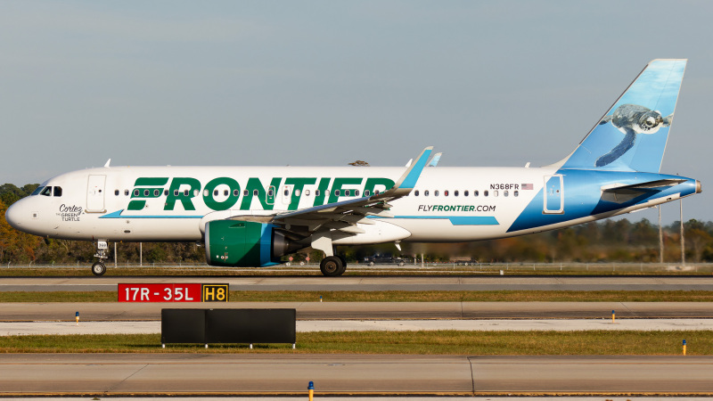 Photo of N368FR - Frontier Airlines Airbus A320NEO at MCO on AeroXplorer Aviation Database