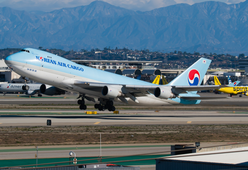 Photo of HL7601 - Korean Air Cargo Boeing 747-400F at LAX on AeroXplorer Aviation Database