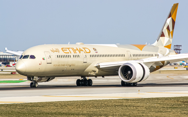 Photo of A6-BLQ - Etihad Airways Boeing 787-9 at ORD on AeroXplorer Aviation Database