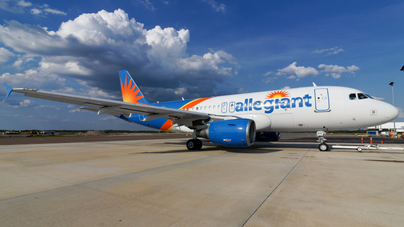 Photo of N317NV - Allegiant Air Airbus A319 at PIE on AeroXplorer Aviation Database