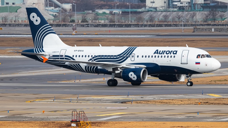Photo of VP-BWA - Aurora Airbus A319 at ICN on AeroXplorer Aviation Database