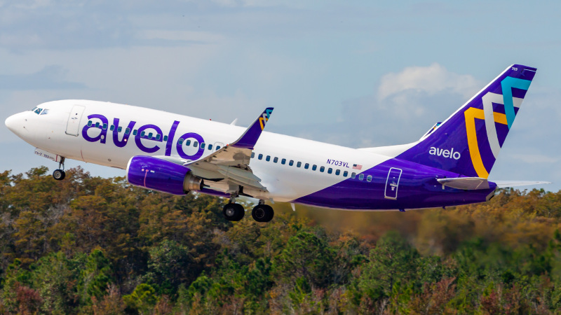 Photo of N703VL - Avelo Airlines Boeing 737-700 at MCO on AeroXplorer Aviation Database