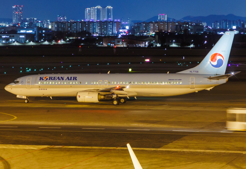 Photo of HL7708 - Korean Air Boeing 737-900 at GMP on AeroXplorer Aviation Database