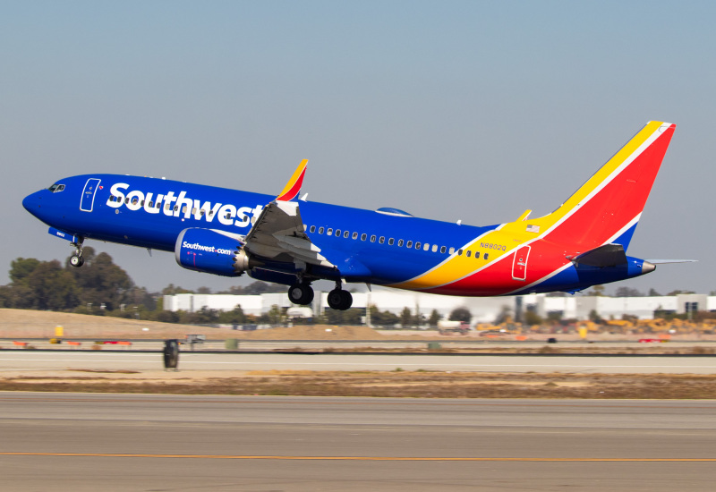 Photo of N8802Q - Southwest Airlines Boeing 737 MAX 8 at LGB on AeroXplorer Aviation Database