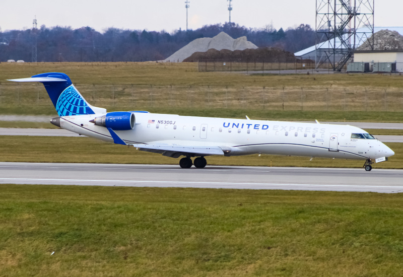Photo of N530GJ - United Express Mitsubishi CRJ-550 at CVG on AeroXplorer Aviation Database