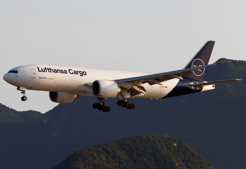 Photo of D-ALFG - Lufthansa Cargo Boeing 777-F at HKG on AeroXplorer Aviation Database