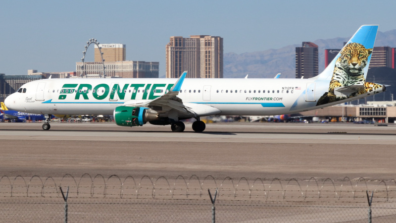 Photo of N712FR - Frontier Airlines Airbus A321 at LAS on AeroXplorer Aviation Database