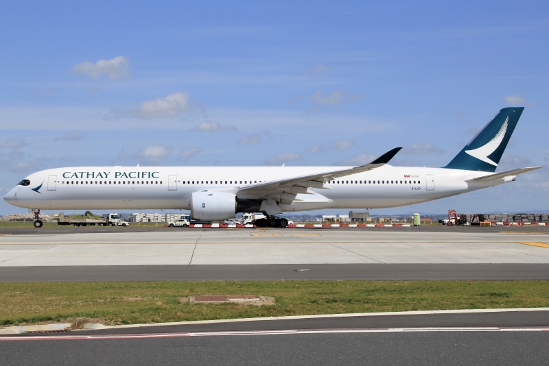 Photo of B-LXD - Cathay Pacific Airbus A350-1000 at AKL on AeroXplorer Aviation Database