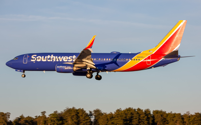 Photo of N8688J - Southwest Airlines Boeing 737-800 at BWI on AeroXplorer Aviation Database
