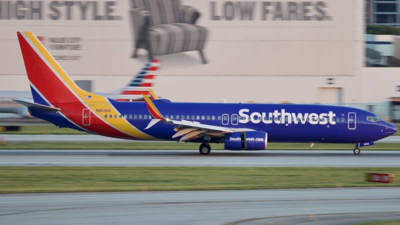 Photo of N8535S - Southwest Airlines Boeing 737-800 at CMH on AeroXplorer Aviation Database