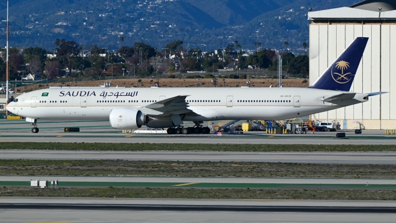 Photo of HZ-AK39 - Saudia Boeing 777-300ER at LAX on AeroXplorer Aviation Database