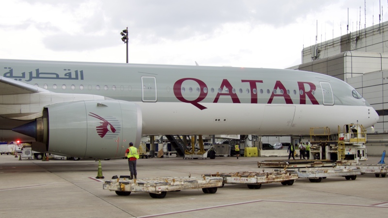 Photo of A7-ANQ - Qatar Airways Airbus A350-1000 at IAH on AeroXplorer Aviation Database