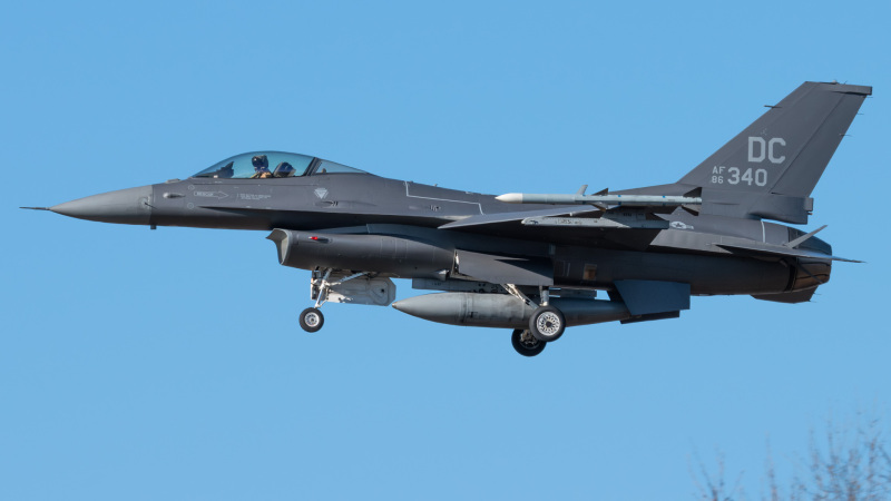 Photo of 86-0340 - USAF - United States Air Force General Dynamics F-16 at ADW on AeroXplorer Aviation Database