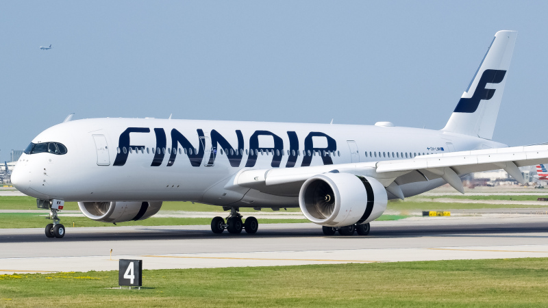 Photo of OH-LWM - Finnair Airbus A350-900 at ORD on AeroXplorer Aviation Database