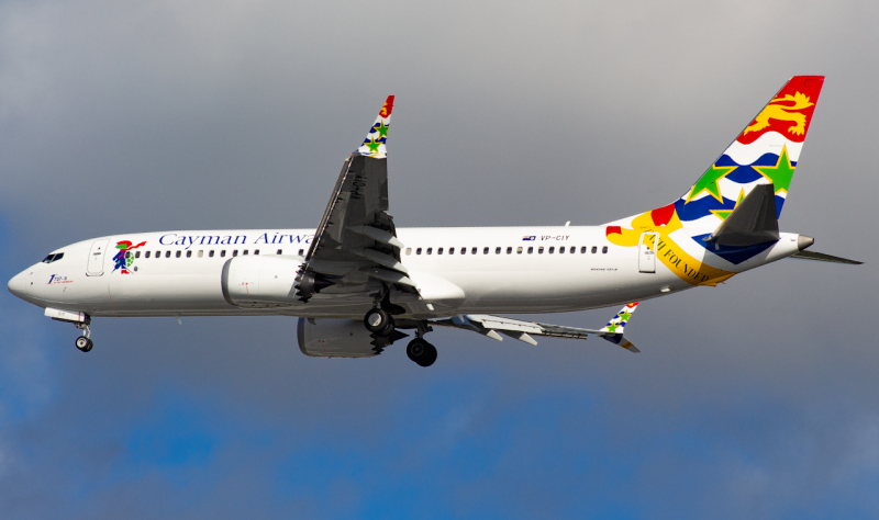 Photo of VP-CIY - Cayman Airways Boeing 737 MAX 8 at TPA  on AeroXplorer Aviation Database