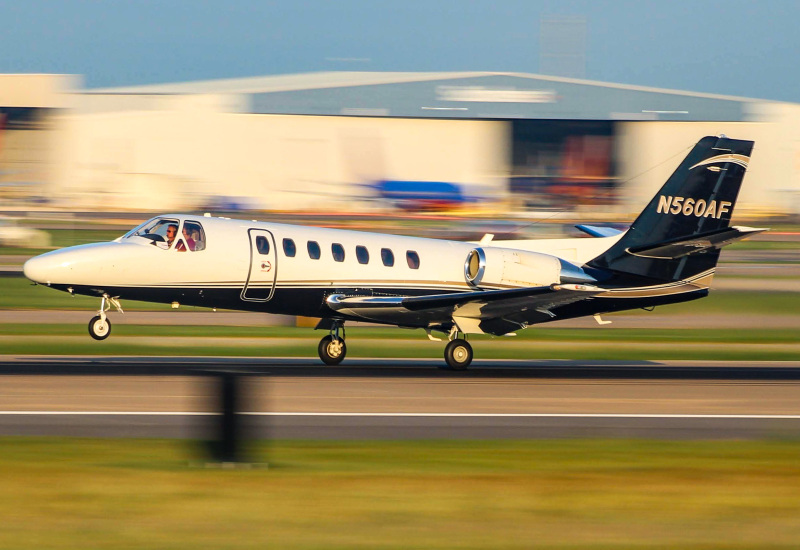 Photo of N560AF - PRIVATE Cessna 560 at DAL on AeroXplorer Aviation Database