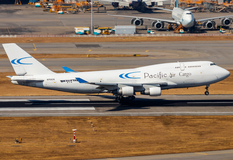Photo of N703CK - Kalitta Air Boeing 747-400F at HKG on AeroXplorer Aviation Database