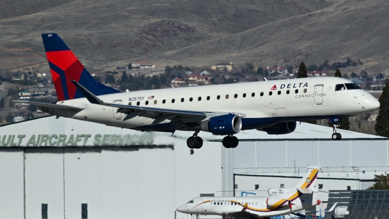 Photo of N257SY - Delta Connection Embraer E175 at RNO on AeroXplorer Aviation Database