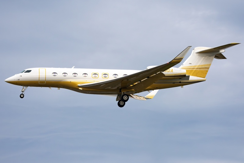 Photo of N650DA - PRIVATE Gulfstream G650 at SJC on AeroXplorer Aviation Database