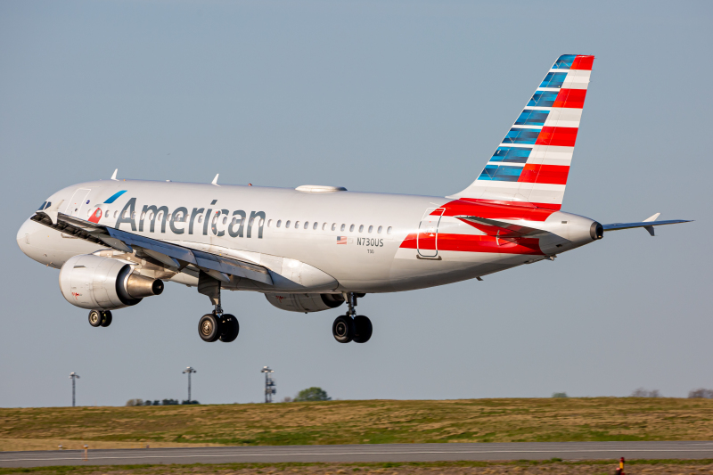 Photo of N730US - American Airlines Airbus A319 at BWI on AeroXplorer Aviation Database
