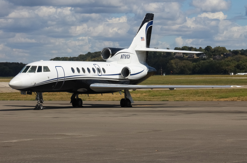 Photo of N791CP - PRIVATE  Dassault Falcon 50 at LUK on AeroXplorer Aviation Database