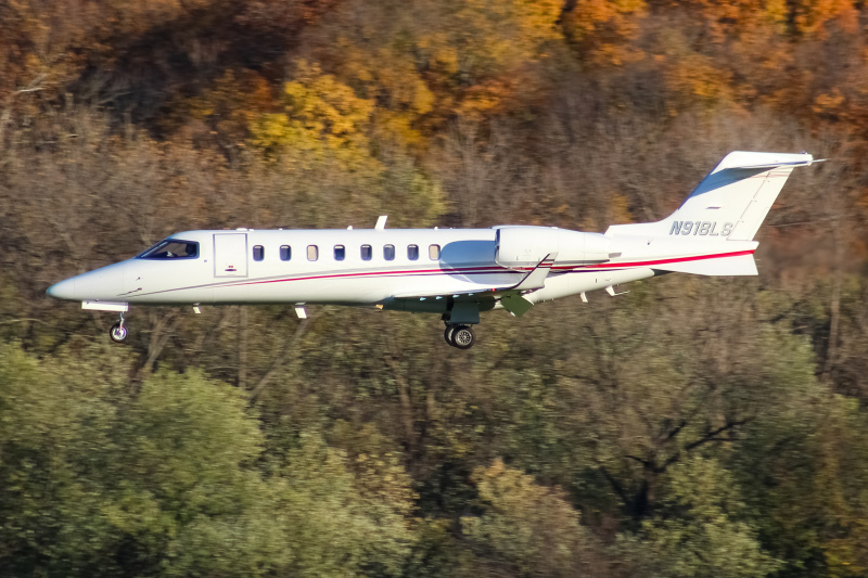 Photo of N918LS - PRIVATE  Learjet 45 at LUK on AeroXplorer Aviation Database