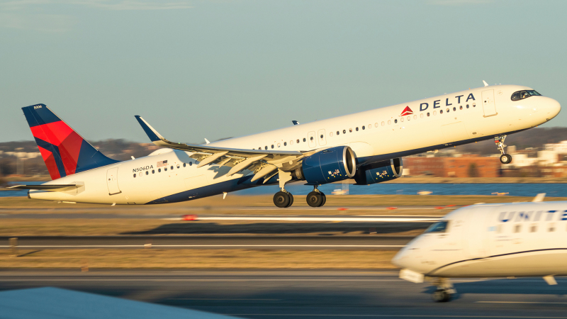 Photo of N506DA - Delta Airlines Airbus A321NEO at DCA on AeroXplorer Aviation Database