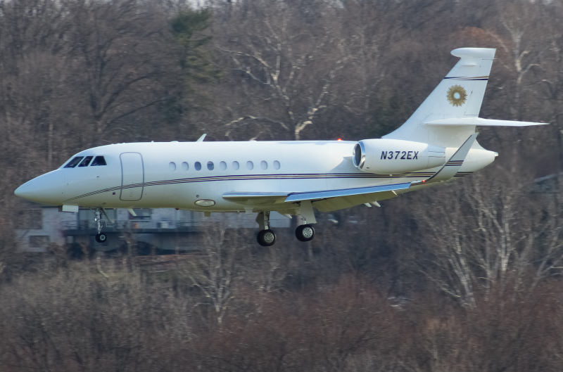 Photo of N372EX - PRIVATE  Dassault Falcon 2000EX at LUK on AeroXplorer Aviation Database