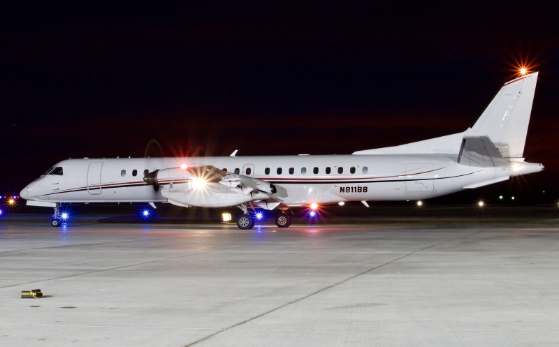 Photo of N811BB - PRIVATE Saab 2000 at SWO on AeroXplorer Aviation Database