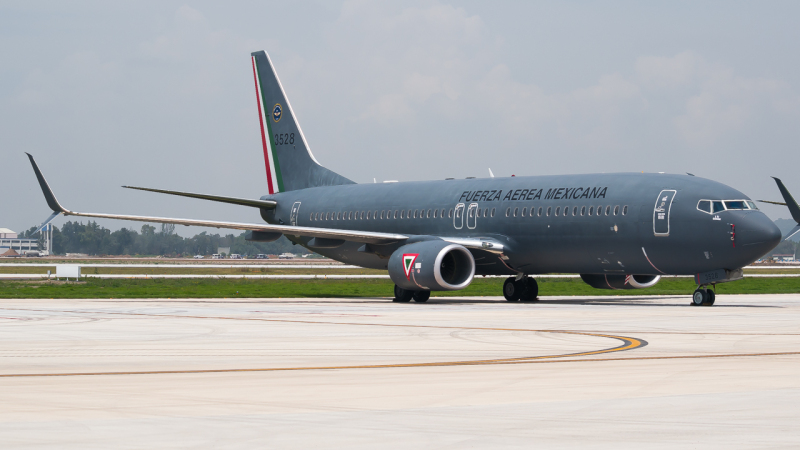 Photo of 3528 - Mexico Air Force Boeing 737-800 at NLU on AeroXplorer Aviation Database