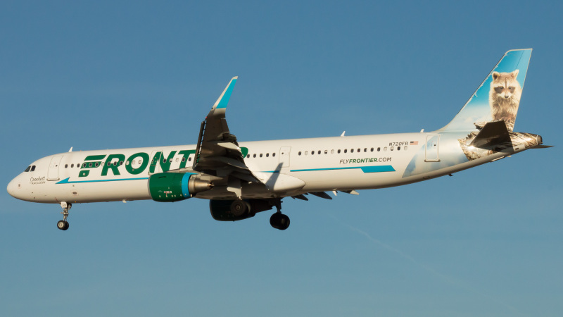 Photo of N720FR - Frontier Airlines Airbus A321 at bwi on AeroXplorer Aviation Database