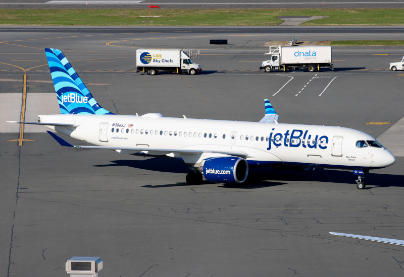 Photo of N3065J - JetBlue Airways Airbus A220-300 at BOS on AeroXplorer Aviation Database