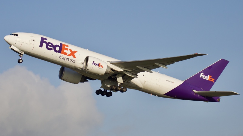 Photo of N889FD - FedEx Boeing 777-F at IAH on AeroXplorer Aviation Database