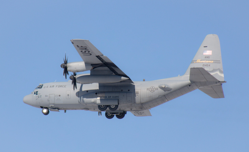 Photo of 92-1454 - USAF - United States Air Force Lockheed C-130H Hercules at BOI on AeroXplorer Aviation Database