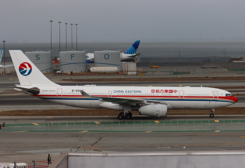 Photo of B-5938 - China Eastern Airlines Airbus A330-300 at SFO on AeroXplorer Aviation Database