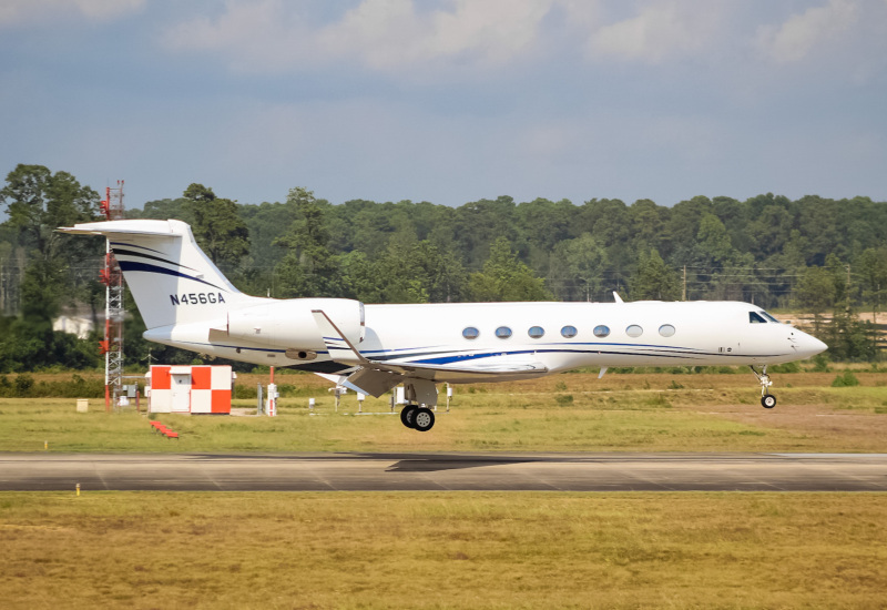 Photo of N456GA - PRIVATE Gulfstream G550 at CXO on AeroXplorer Aviation Database