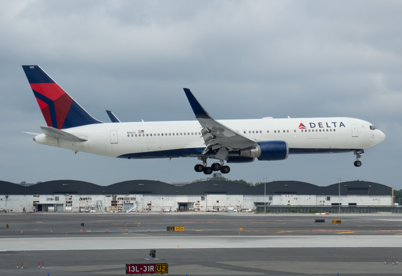 Photo of N1603 - Delta Airlines Boeing 767-300ER at JFK on AeroXplorer Aviation Database